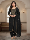 Georgette fabric - Black